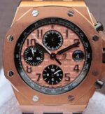 Replica Audemars Piguet JF Royal Oak Offshore 26470OR Gold Theme Leather Strap A3126