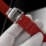 Richard Mille Replica 1:1 Watch RM07 Carbon Black Red Rubber Strap 36mm - Image 11