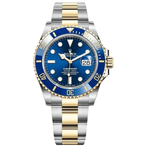 DBB6CAA0-BEE8-65B0-B267-F2C0CF0F0D91.png Rolex Submariner Date Two Tone Blue Dial 126613 Replica - Image 1