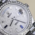 Rolex Day-Date Best Copies Watch Diamonds Moissanite Custom GM Factory 40mm - Image 7