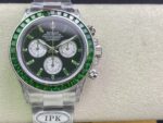 Rolex Daytona-Modified full green diamond-white gold color(1:1 replica) - Image 2