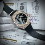Hublot Replica 11 Watch Orlinski King Gold With Natural Diamonds 40mm - Image 2