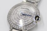 Cartier Blue Balloon Square Diamonds Full Sky Watch-White-Steel Strap-42mm(1:1 replica) - Image 5