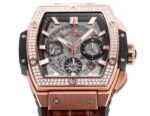 Hublot SPIRIT OF BIG BANG Chronograph, 45 mm Textured rubber strap(1:1 replica) - Image 3