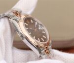 Replica Rolex DateJust 41mm 126331 RG Wrapped Brown Dial SS/RG SS Bracelet A3235 - Image 6