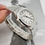 Patek Philippe Nautilus 5711 White Dial Replica Watch 3K Factory 40mm - Image 4