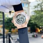 Hublot Fake Watches Big Bang Chronograph King Gold Black Dial 44mm - Image 6