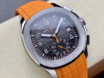 Fake Patek Philippe Replica Watch Aquanaut Chronograph Stainless Steel Black Dial 5968A-001 GRF(1:1 replica) - Image 5