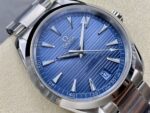 Omega Replica 1:1 Watch Seamaster Blue Dial Steel Strap Factory VS Factory 41mm - Image 4