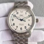 Replica IWC MKF Mark XVIII IW3270 White Dial SS Bracelet A2892