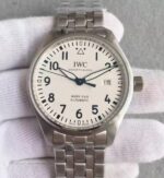Replica IWC MKF Mark XVIII IW3270 White Dial SS Bracelet A2892