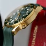 Omega Seamaster Diver 300M Replica Watches Green Dial Rubber Strap VS Factory 42mm - Image 8