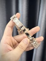 Rolex Best Replica Watch Day-Date 128235 Gold Wrapped And Moissanite Diamond Custom 36mm - Image 7