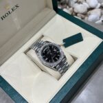 Rolex Replica Watch Day-Date 228236 Moissanite Diamond Black Dial 168gram GM V3 40mm - Image 6