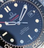 Replica Omega OMF Seamaster 300M Chronometer SS Black SS Bracelet A2824 - Image 3