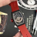 Richard Mille Replica Watch RM07-01 Black Carbon Rubber Strap 32x46mm - Image 6