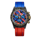 ROLEX Diw Daytona military red 40mm oyster black(1:1 replica)
