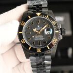 Rolex Dark Legend Submariner – DLC Blackened Finish – 40MM – Gold(1:1 replica)