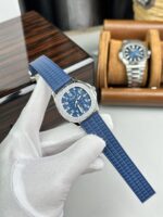 Patek Philippe Replica Watch Aquanaut 5067A Blue Dial With Stone Benzene PPF 35.6mm - Image 2