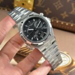 Vacheron Constantin Luxury Fake Watches Overseas Dual Time 47450 Black Dial Metal Wire 9F Factory 42mm - Image 2