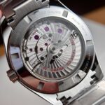 Omega Replica Watch Seamaster Co-Axial Aqua Terra Black Dial 41mm - Image 5