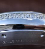Replica Cartier Ballon Bleu De Cartier Chrono SS Black Dial Diamonds Bezel A8101 - Image 10