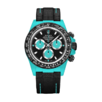 ROLEX Diw Daytona quartz fiber celeste 40mm oyster black(1:1 replica)