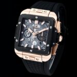 Hublot Big Bang, Square Bang Unico 42mm Textured Rubber Strap(1:1 replica) - Image 5