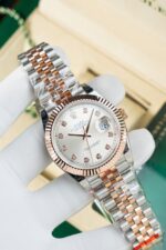 Rolex Copies Watch DateJust 126331 Dial Sundust Custom Gold Wrapped GM Factory 41mm - Image 4