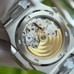 Patek Philippe Nautilus 5711 Clone Watches Green Dial Metal Wire Custom BBF Factory 40mm - Image 7