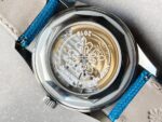 Replica PATEK PHILIPPE Calatrava 6007A-001 SS ZF 1:1 Best Edition Blue Dial on Blue Leather Strap A324CS - Image 13