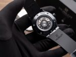 Hublot Classic Fusion Replica Watch Ceramic Carbon Dial Rubber Strap GSF 42mm - Image 6