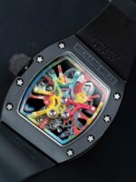 Richard Mille RM68-01 Cyril Kongo Imitation Watches Black Ceramic Rubber Strap 45mm - Image 6