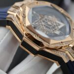 Hublot Big Bang Sang Bleu II King Gold Fake Watch Blue HB Factory 44mm - Image 6