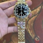 Rolex Replica 1:1 Watch GMT-Master II 126718GRNR Gold Plated Factory Clean 40mm