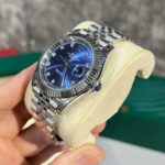 Rolex DateJust Blue Dial Jubilee Strap Rep 11 Watch EW Factory 41mm - Image 3