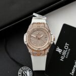 Hublot Big Bang One Click King Gold Custom Moissanite Diamonds Hong Kong 39mm - Image 3