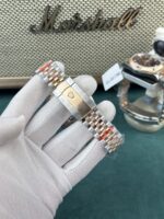 Rolex Replica 11 Watch DateJust Rose Gold Wrapped Mother-of-Pearl Dial GM Factory 36mm - Image 8