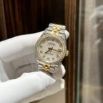 Rolex Replica 11 Watch DateJust Mother of Pearl Dial With Diamonds EW 31mm - Image 3