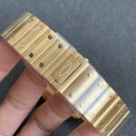 Fake cartier watch Santos large model mechanical movement Santos De Cartier Large Yellow Gold WGSA0029 GF(1:1 replica) - Image 4