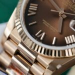 Rolex Day-Date 128235 Replica Watch Dial Chocolate Weight 158gram QF Factory 36mm - Image 7