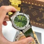 Hublot Classic Fusion Titanium Fake Watches Green Dial Weight 84 Grams Super Light JJZ Factory 42mm - Image 2
