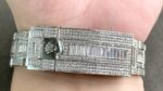 Rolex Submariner Diamond Pav?? Special-Blue Diamonds-full diamonds-40MM(1:1 replica) - Image 8