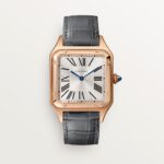 fake cartier watch Santos-Dumont large model high autonomy quartz movement (~ 6 years)(1:1 replica)