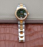 Replica Rolex DateJust 31mm 178383 RG Fluted Bezel Blue Dial A2235 - Image 8