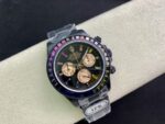 Rolex Daytona – Iridescent Diamond Modified Black Gold Dial(1:1 replica) - Image 6