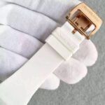 Replica Richard Mille RM007-01 Lady SS Diamonds Black Dial RG White Rubber Strap 6T51 - Image 4