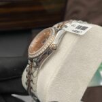 Rolex Rep 11 Watch DateJust Pink Dial Moissanite Diamond Bezel EW 31mm - Image 5