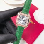 Santos Demoisell – Steel Mini – Green Gold Colour(1:1 replica) - Image 2