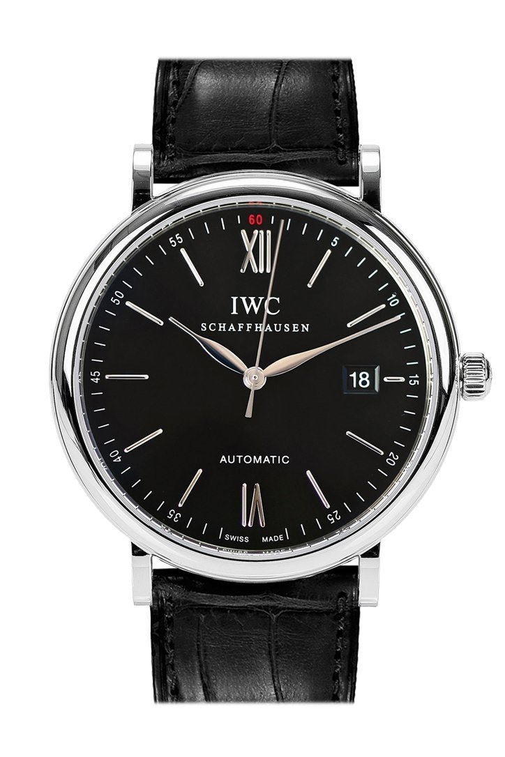 E5107840-8544-AE80-BEE9-7016DB82BA5E.jpg IWC Portofino Black Automatic IW356502(1:1 replica) - Image 1